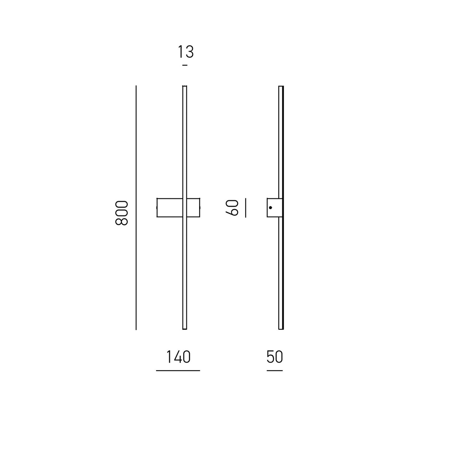 Cynara A/P — Applique a LED