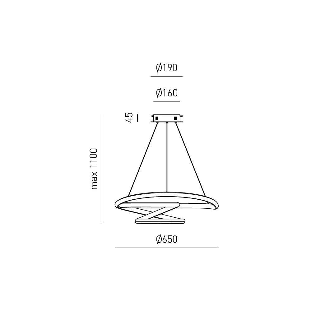 Diva S/G — Sospensione a LED