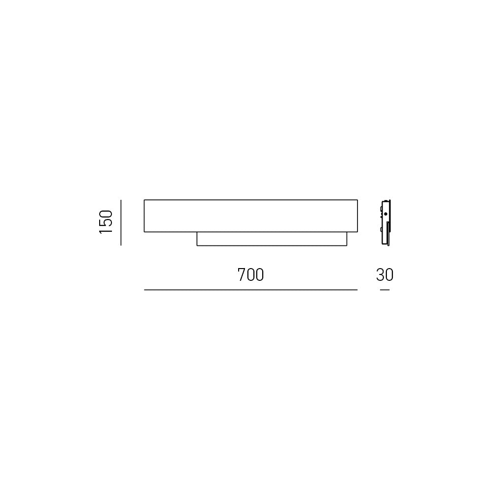 Doha A/G — Applique a LED