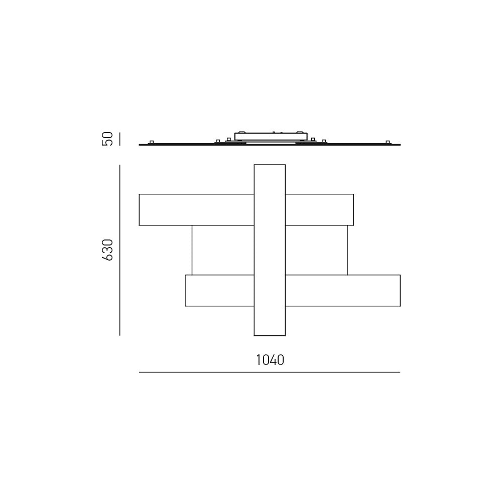 Doha P/G — Lampada da soffitto a LED