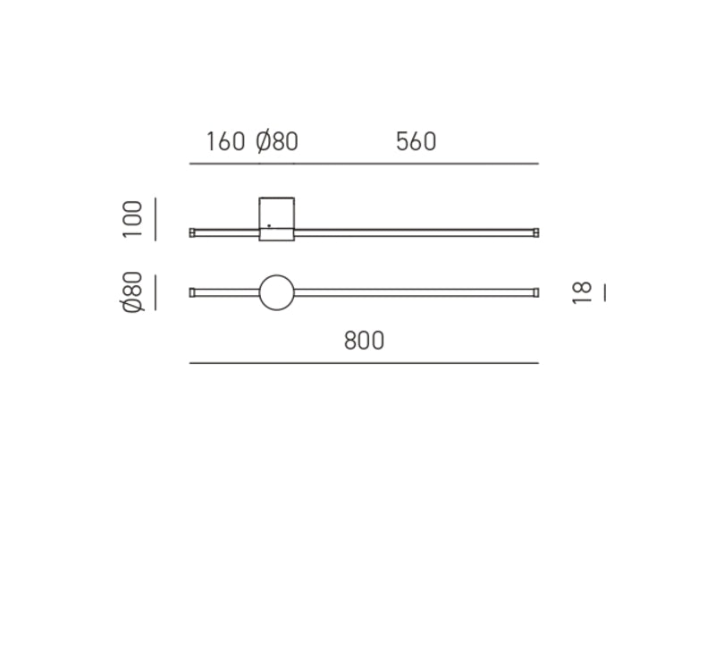 Enila A — Applique a LED