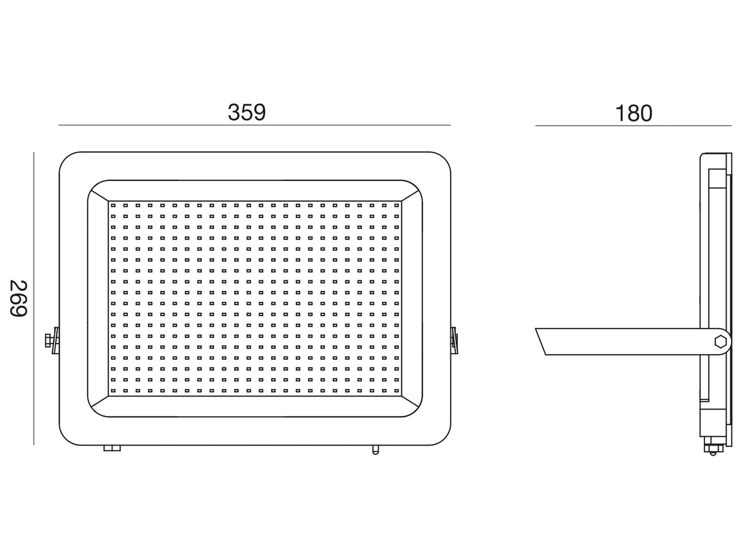 Ges2343 — Proiettore da esterno a LED