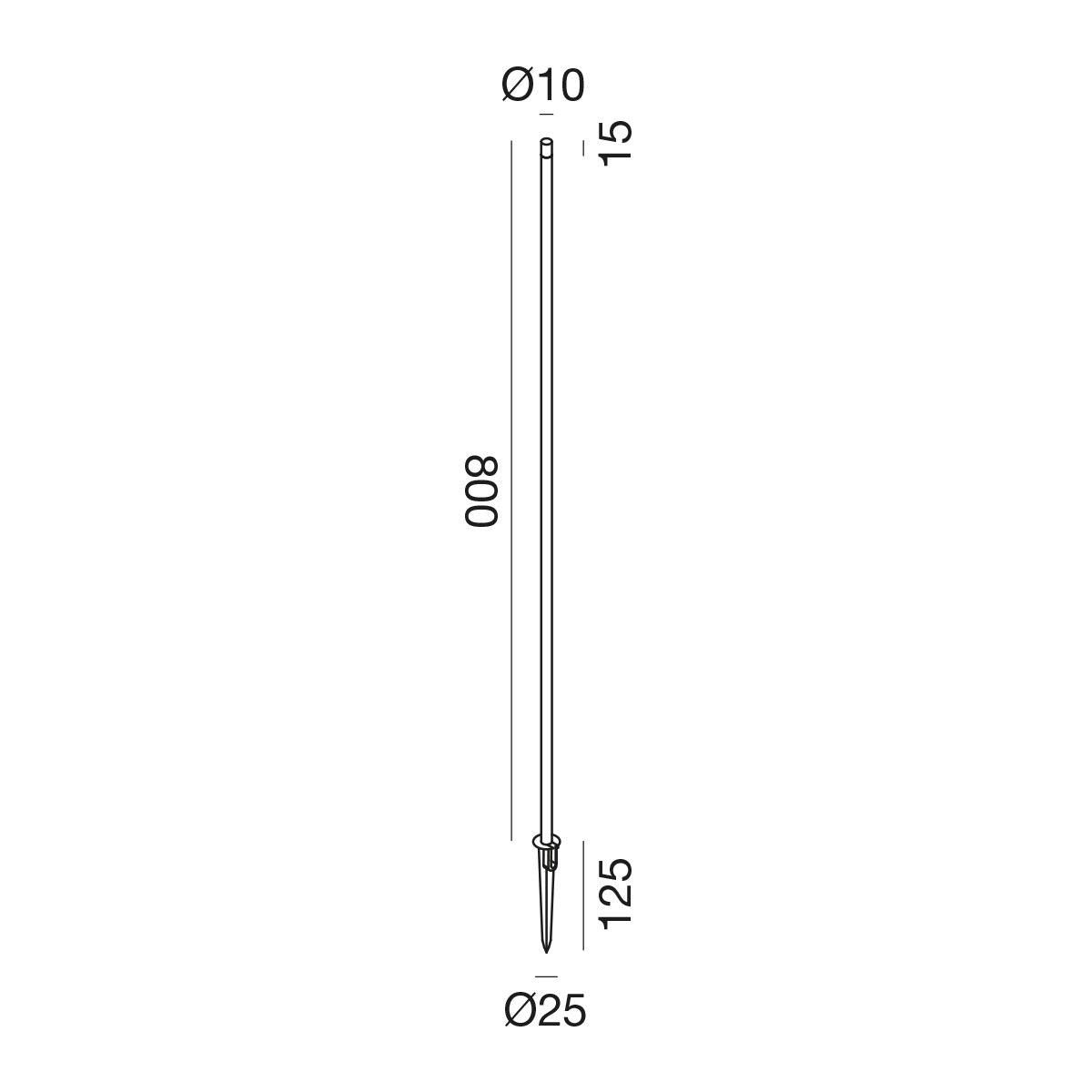 Ges2415 — Paletto da esterno a LED