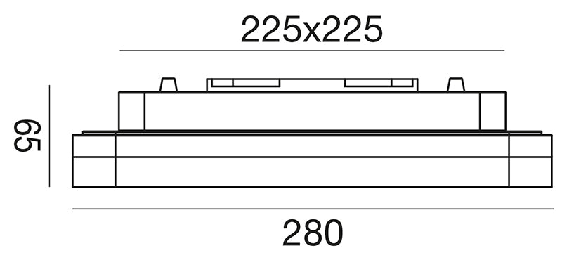 Ges832 — Plafoniera a LED
