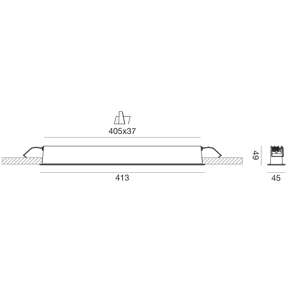 Gfa1122c — Faretto da incasso a LED