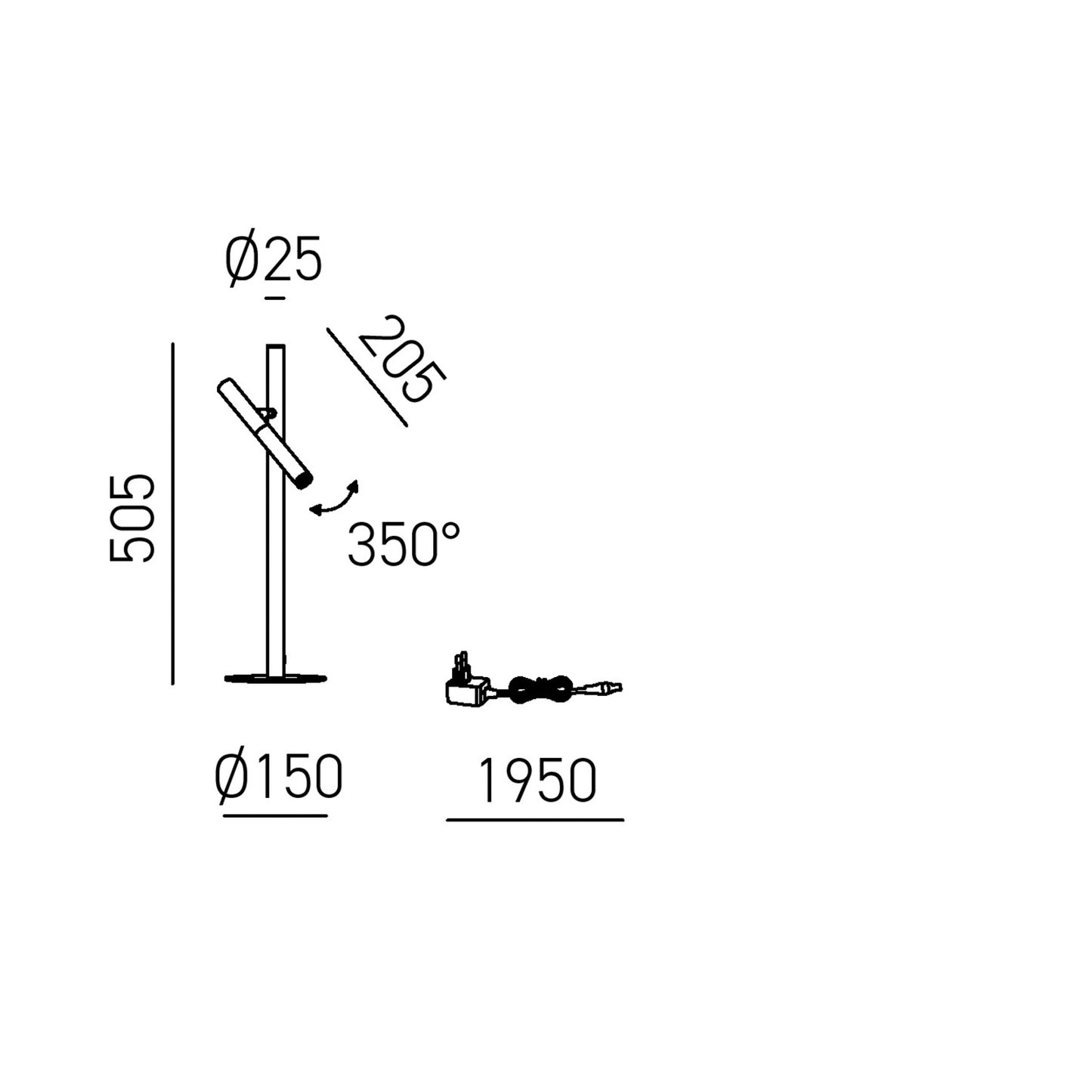 Glst40 — Lampada da tavolo a LED