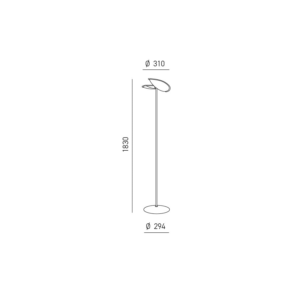 Gpin01 — Lampada da terra a LED