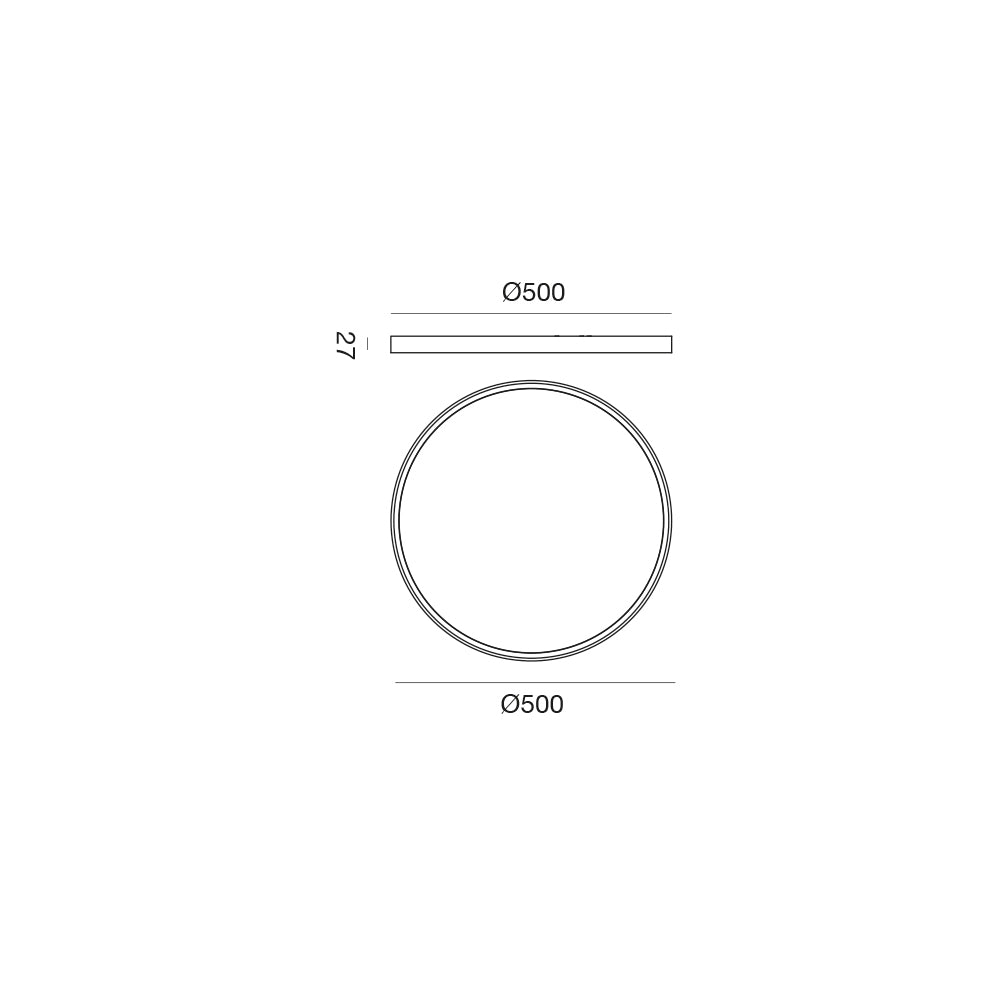 Gpl327 — Plafoniera a LED