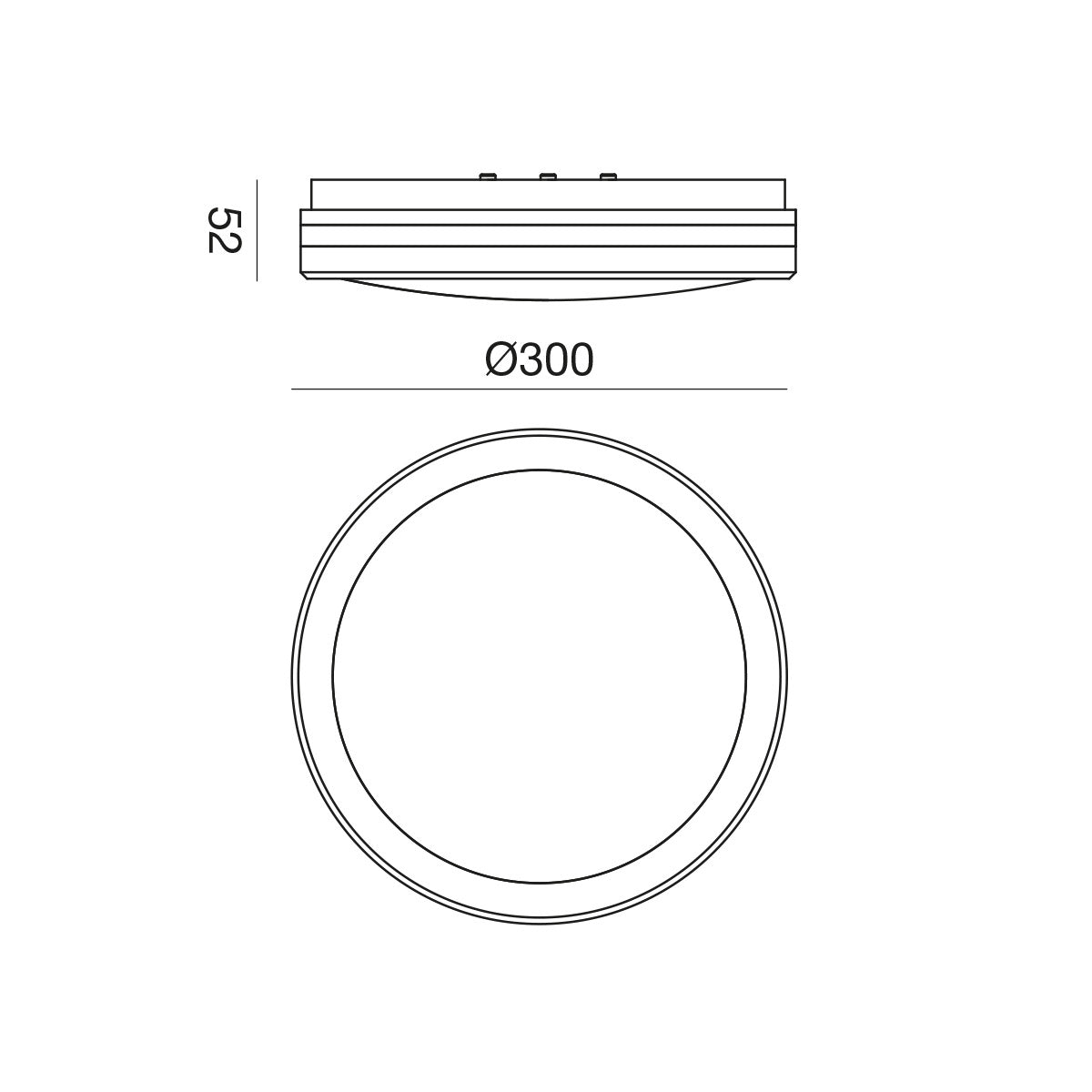 Gpl343 — Plafoniera a LED