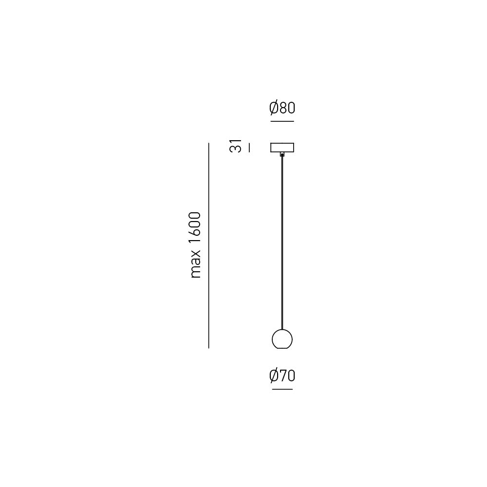 Guya S/1 — Sospensione a LED