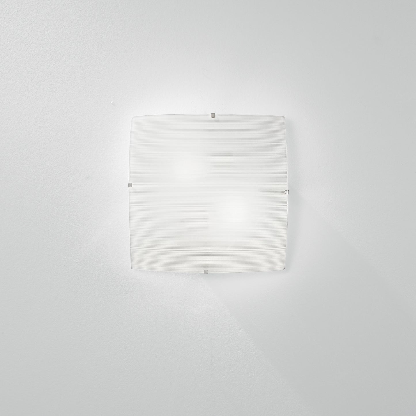 Plafoniera CELINE in vetro bianco satinato 30 cm.