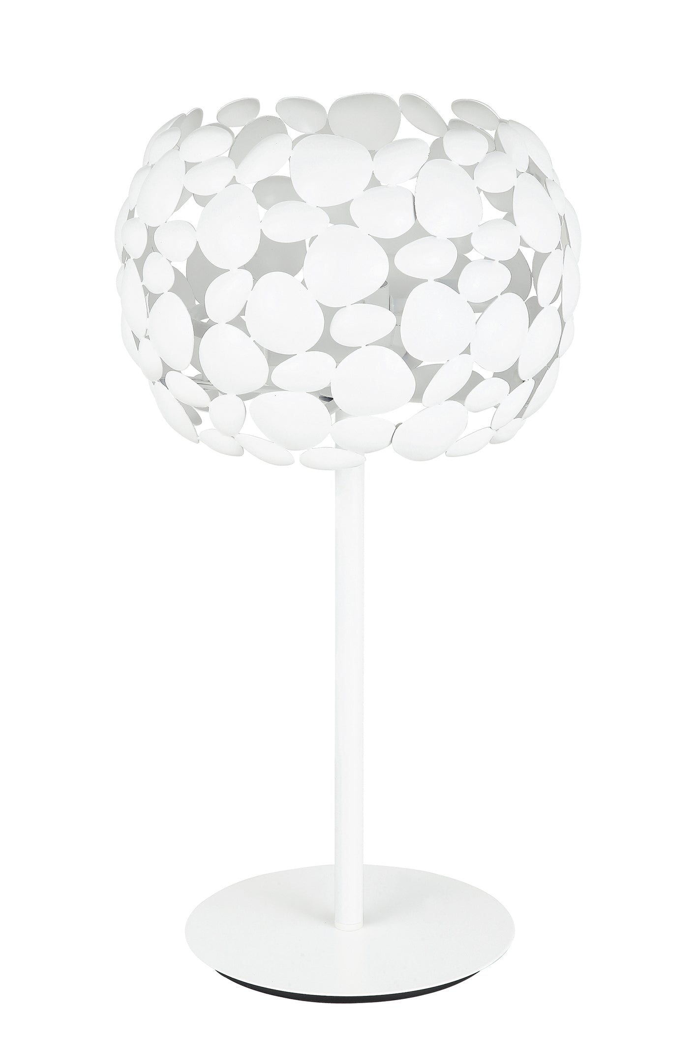 Lampada da tavolo DIONISO in metallo bianco