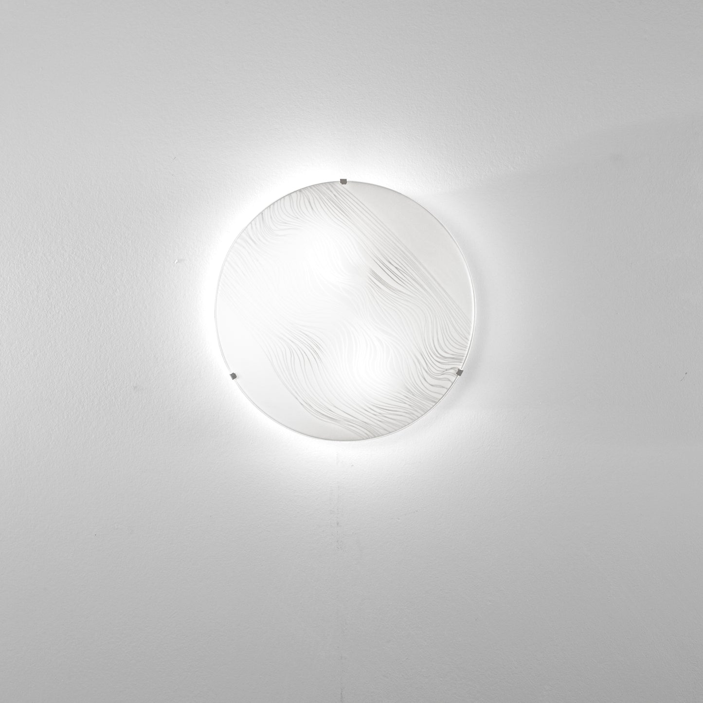 Plafoniera KARDIO in vetro satinato 30 cm. Ø