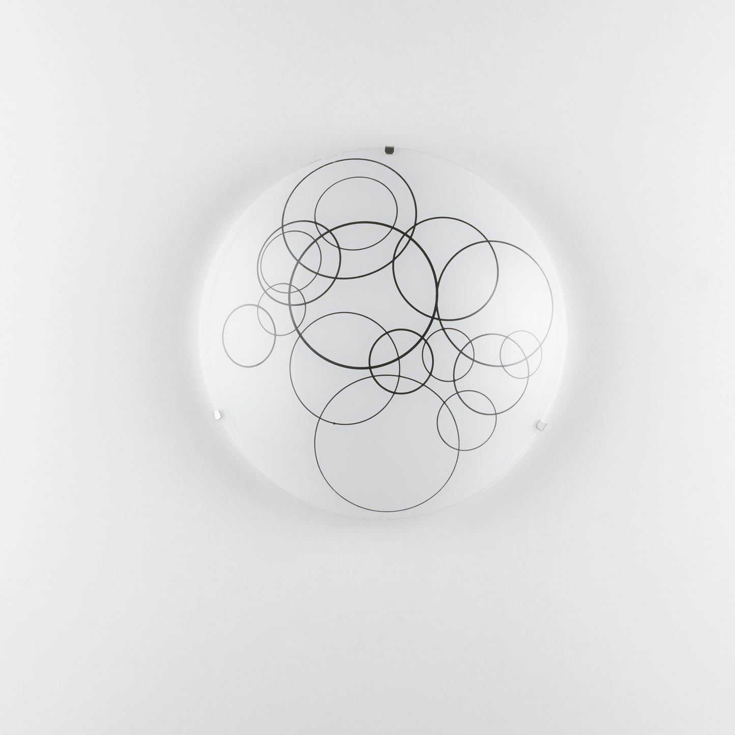 Plafoniera KARMA in vetro bianco 40 cm. Ø