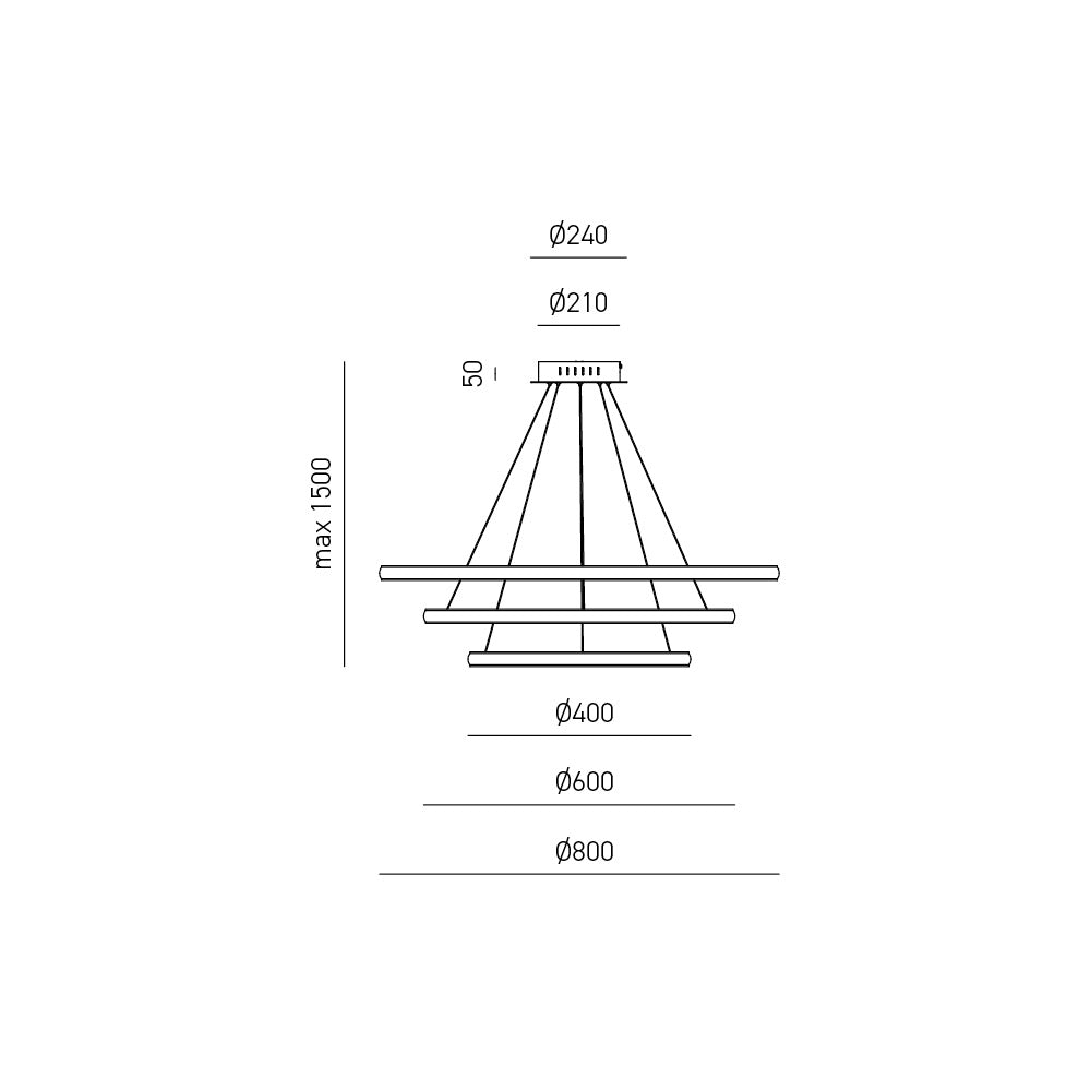 Iole S/3 — Sospensione a LED