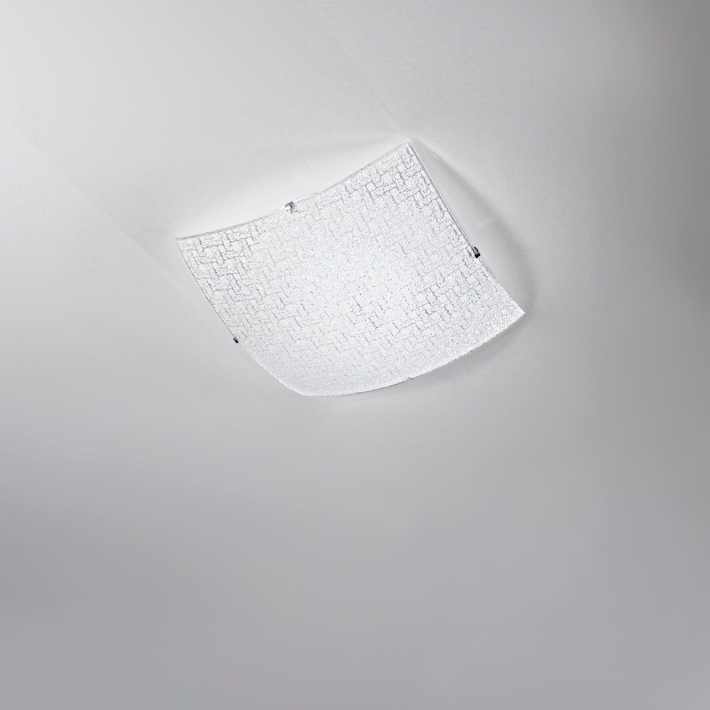 Plafoniera LED PAMELA in vetro bianco 24W 4000K (luce naturale) 40x40 cm.