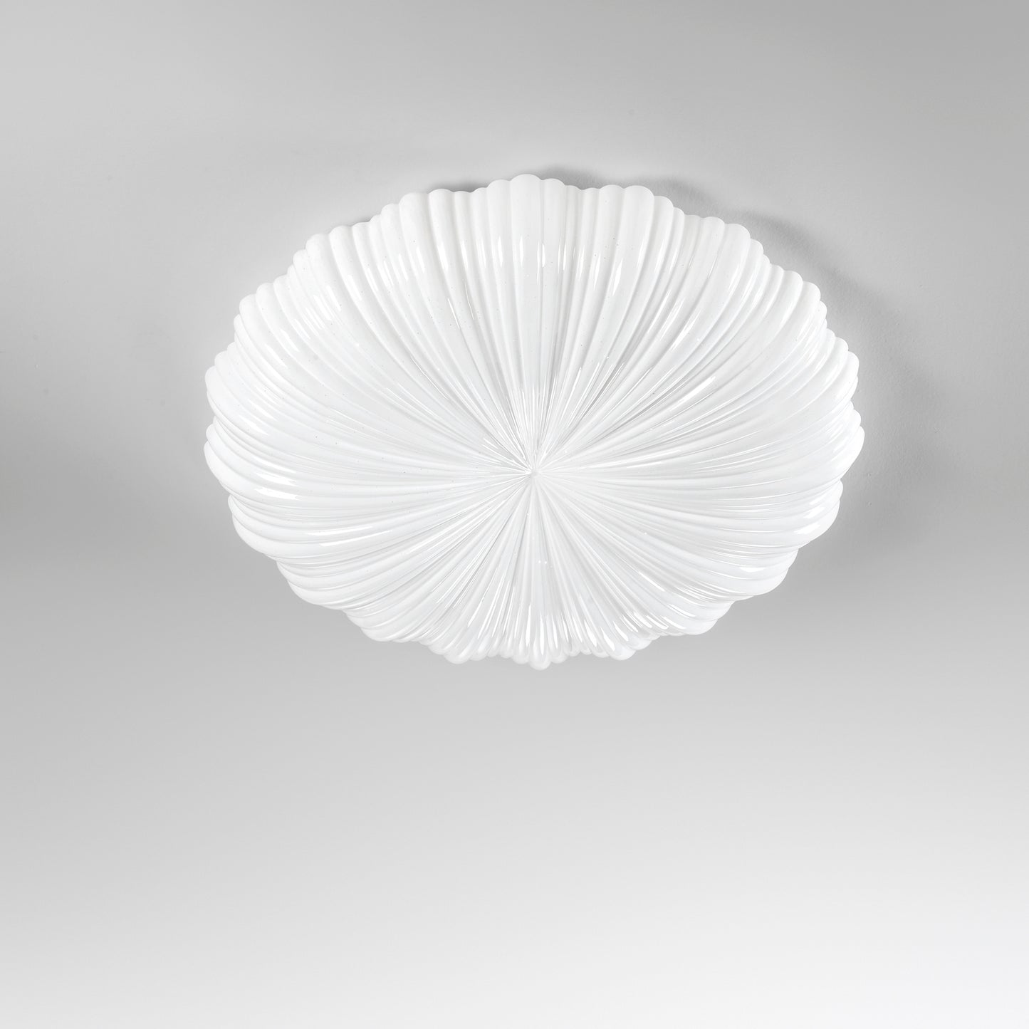 Plafoniera LED SPRING bianca, interruttore e telecomando CCT, funz. Wi-Fi, 78 cm.