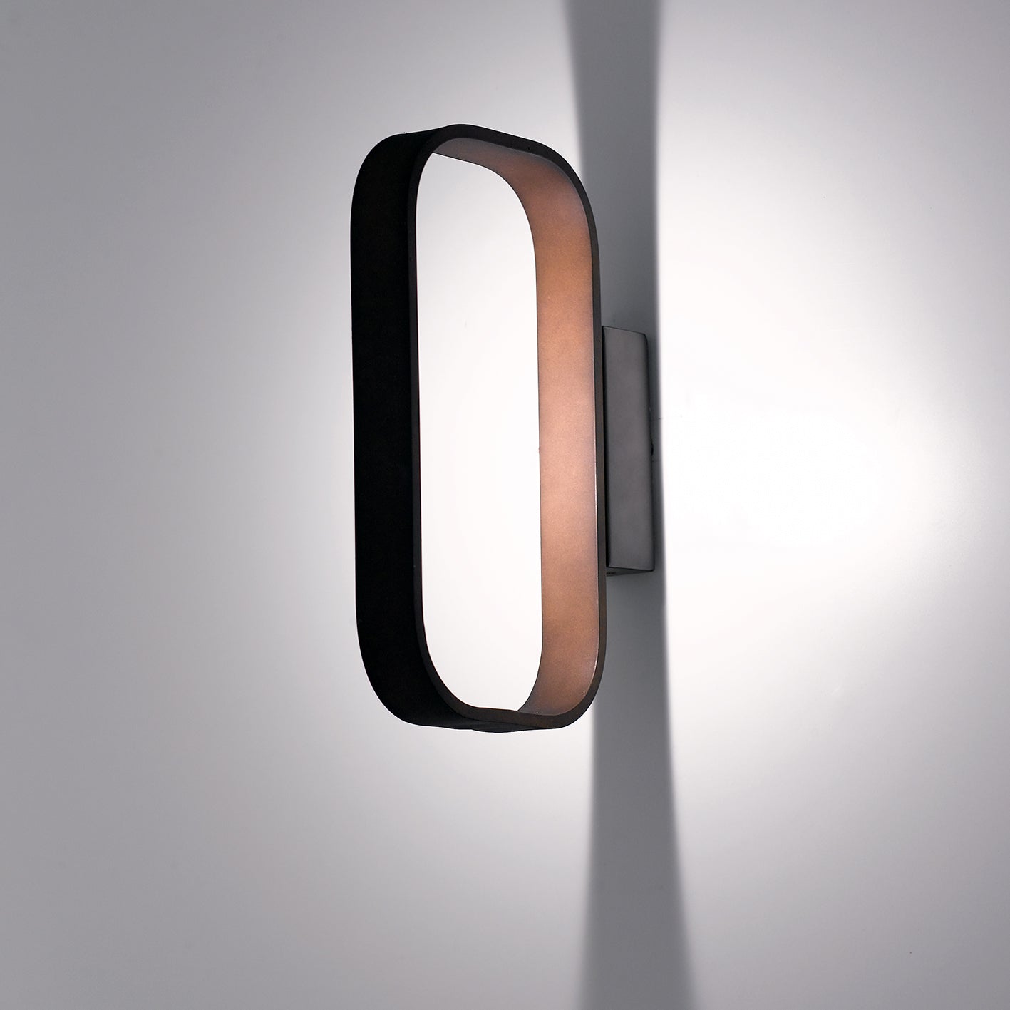 Applique LED MOKA in alluminio marrone 4000K (Luce naturale)