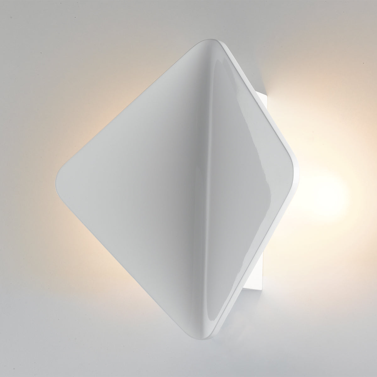 Applique LED KITE in alluminio bianco 2x3W 4000K (Luce naturale)