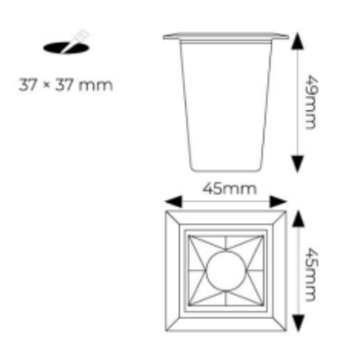 Mikroline 1 — Faretto da incasso a LED
