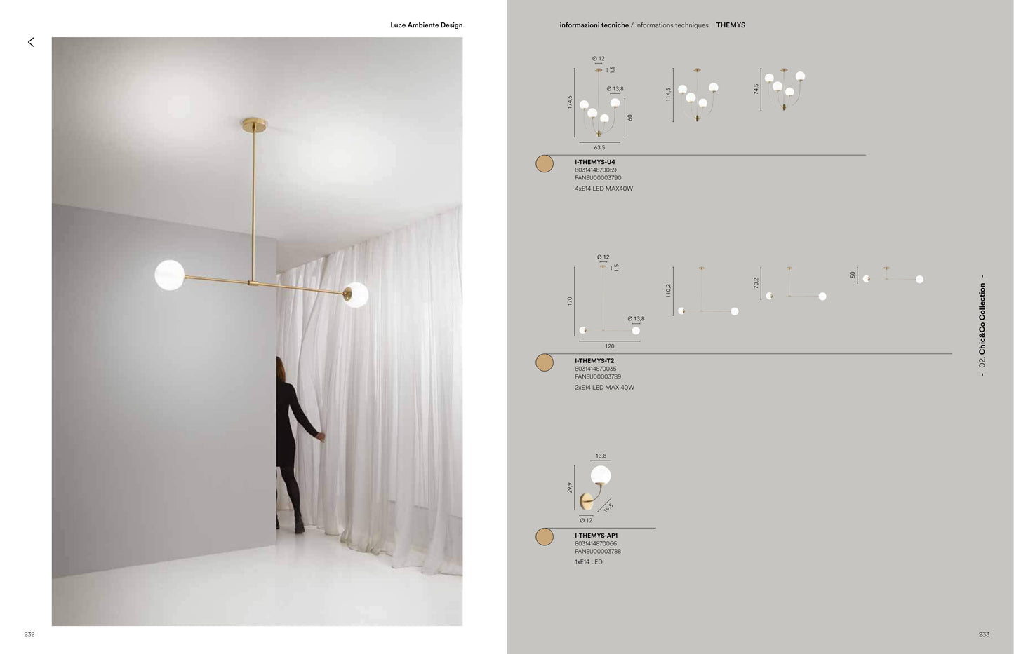 Scheda tecnica THEMYS - Luce Ambiente Design