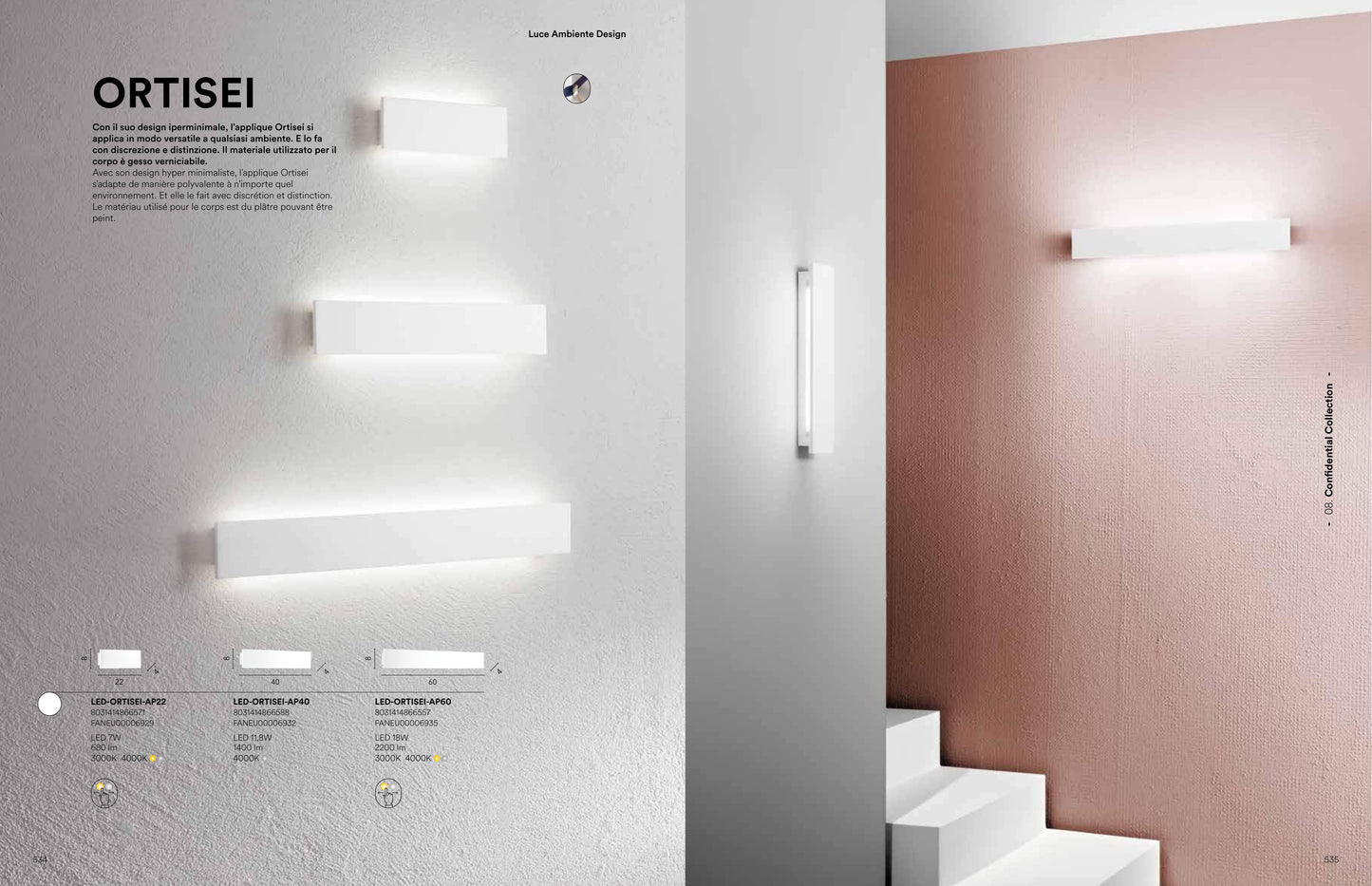 Scheda tecnica ORTISEI - Luce Ambiente Design