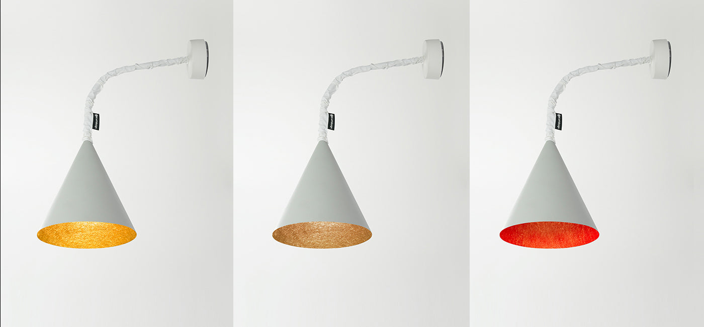 Jazz A cemento — applique Ø 29 cm