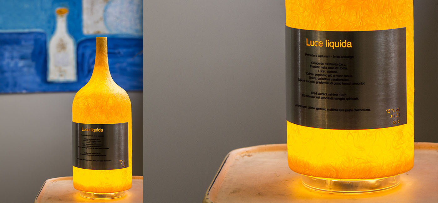 Luce liquida 1 battery — lampada da tavolo Ø 13 cm
