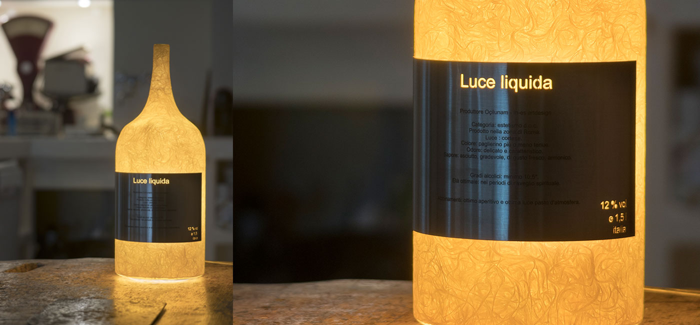 Luce liquida 1 — lampada da tavolo Ø 13 cm