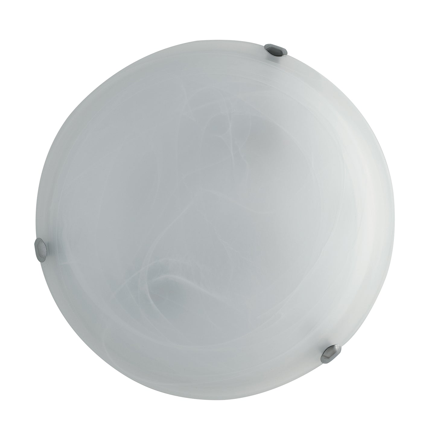 Plafoniera DUNA in vetro bianco 40 Ø cm.
