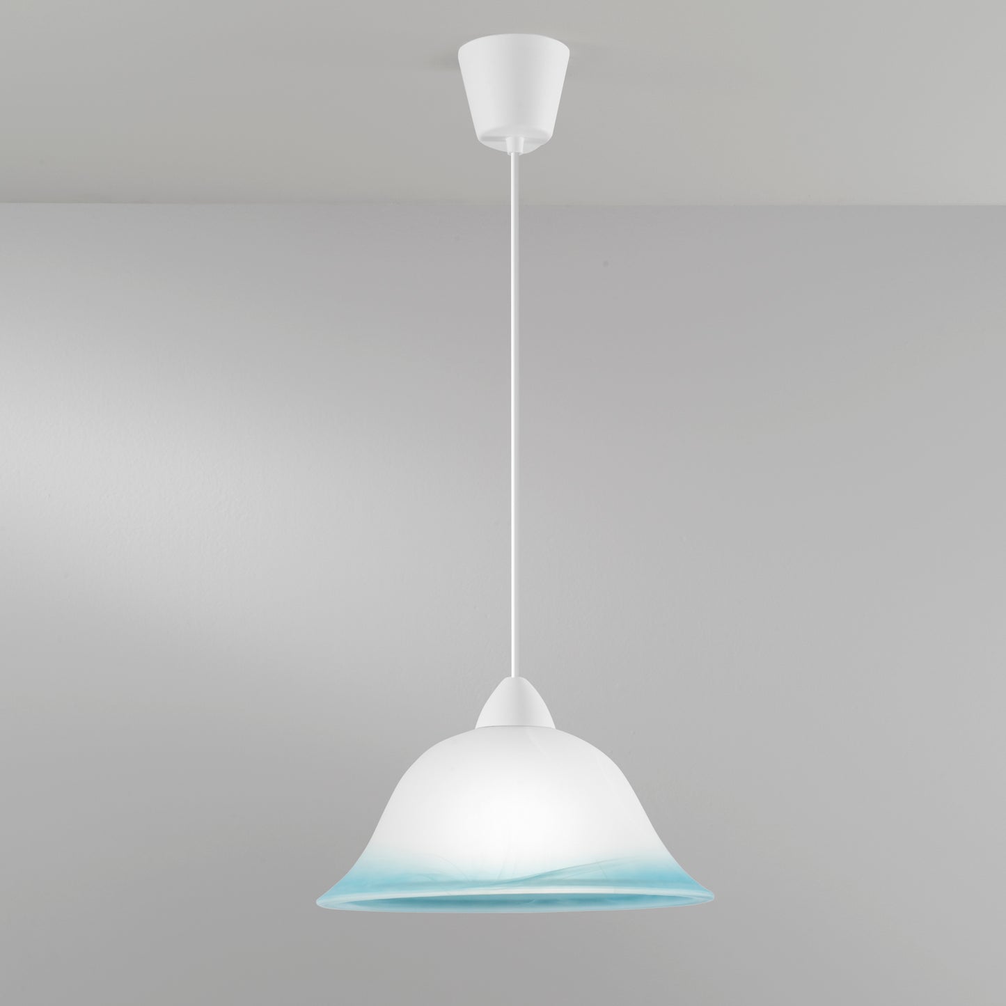 Sospensione 700 in vetro blu