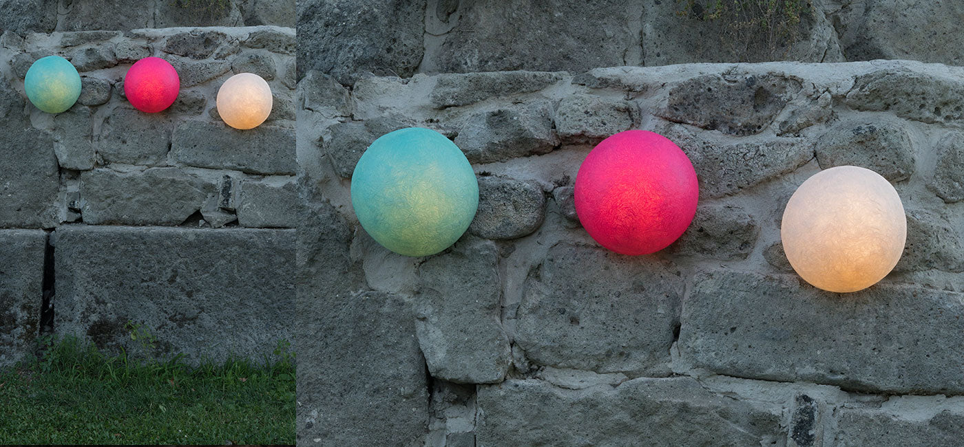 Button out — lampada da esterno Ø 25 cm