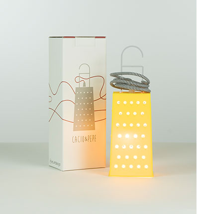 Cacio&pepe — lampada da tavolo 3x5x10 cm