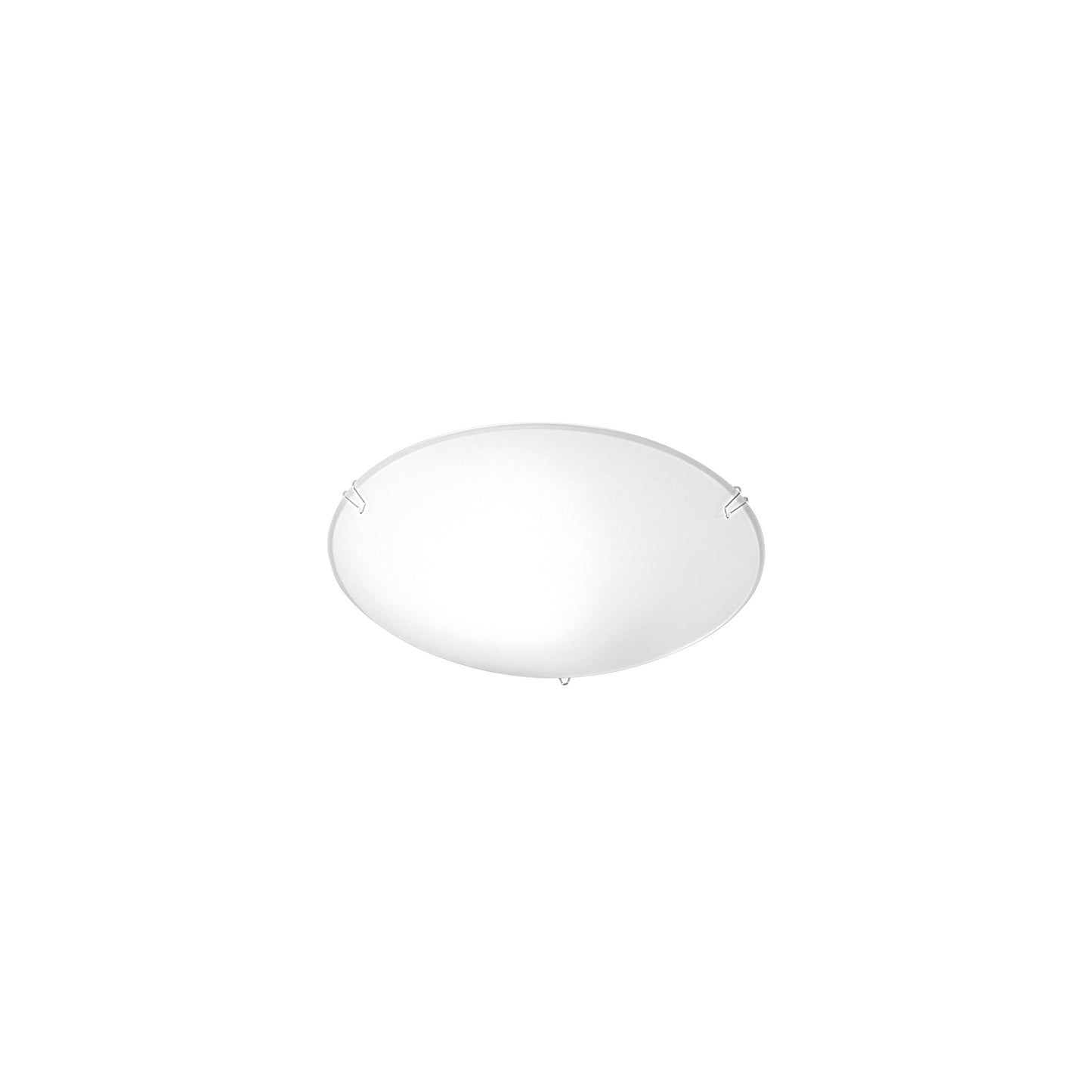 Plafoniera EGIZIA in vetro bianco 25 Ø cm.