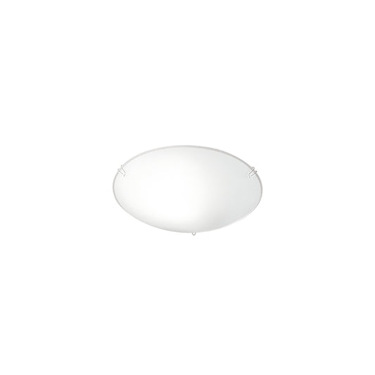 Plafoniera EGIZIA in vetro bianco 25 Ø cm.