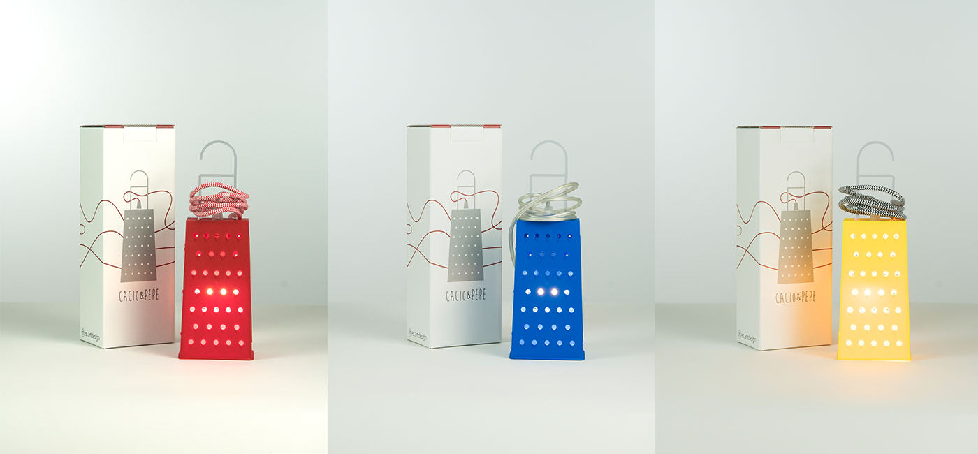 Cacio&pepe — lampada da tavolo 3x5x10 cm