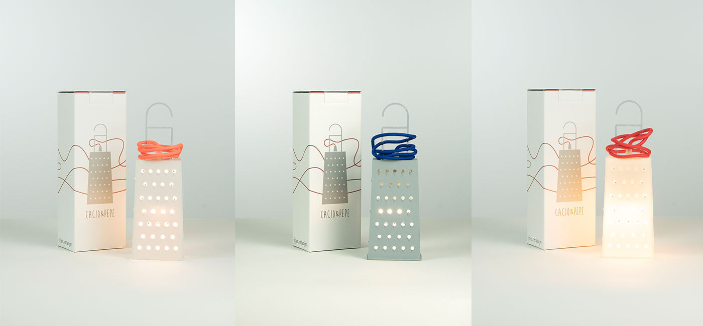 Cacio&pepe — lampada da tavolo 3x5x10 cm