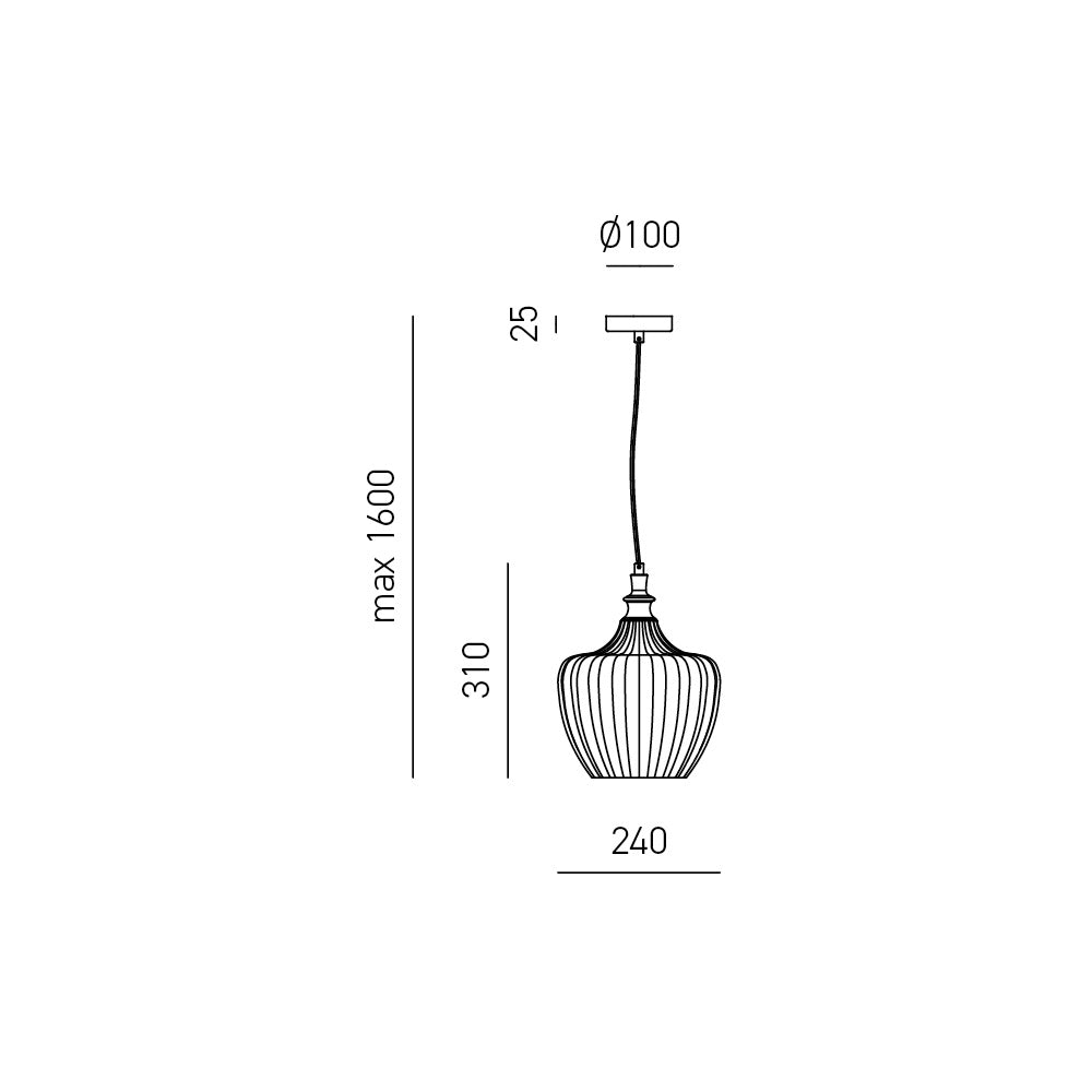 Cleofe S/10 — Sospensione a LED