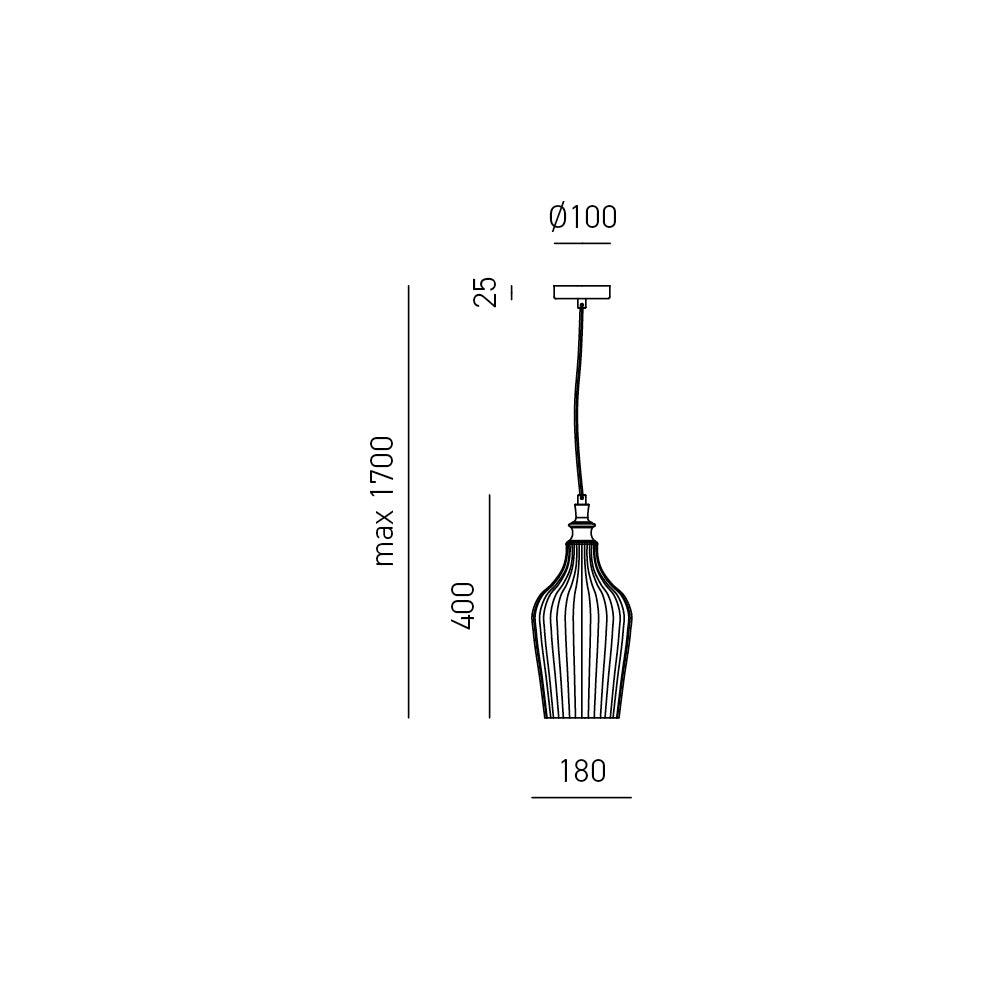 Cleofe S/12 — Sospensione a LED