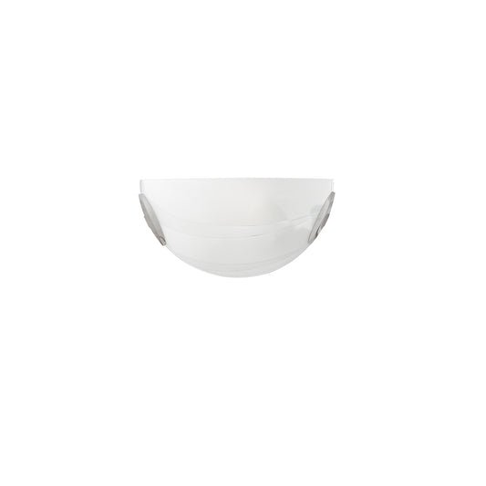 Applique CRI in vetro bianco