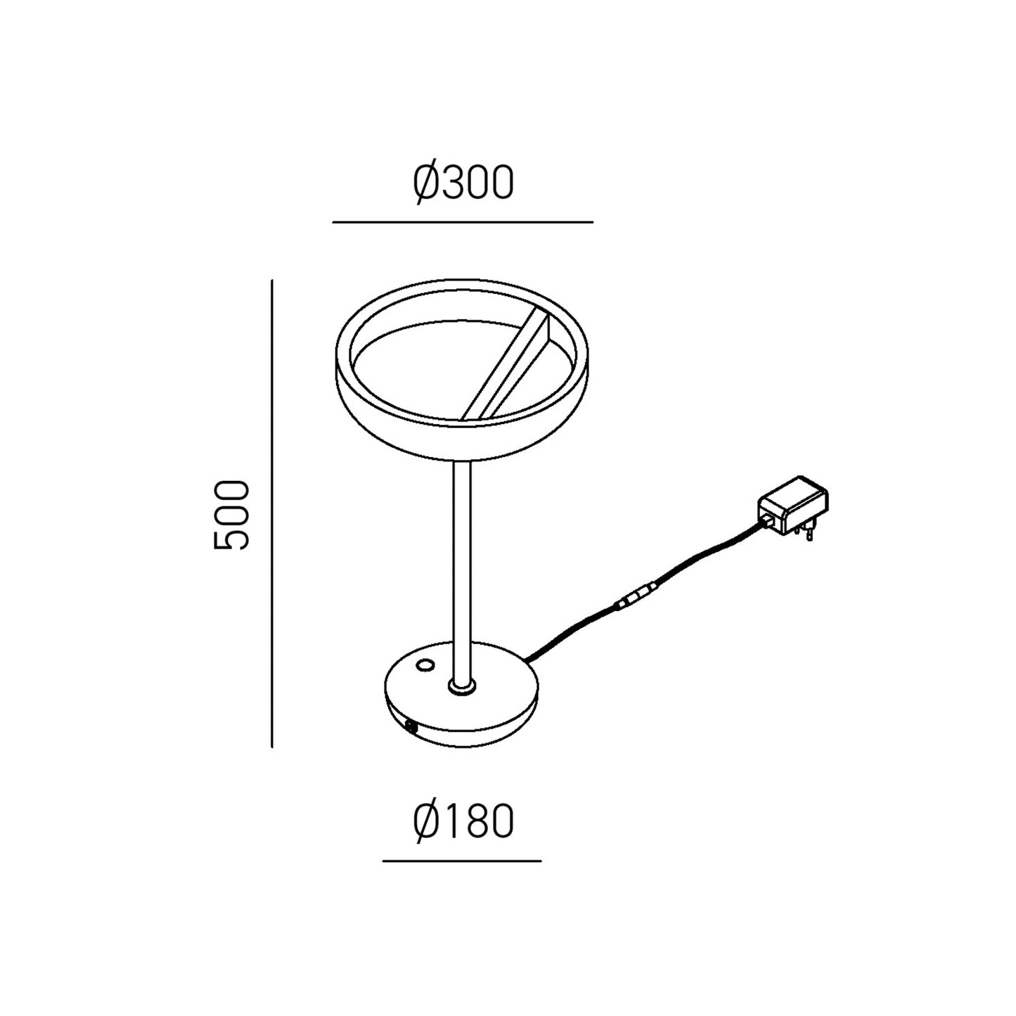 Criseide L — Lampada da tavolo a LED