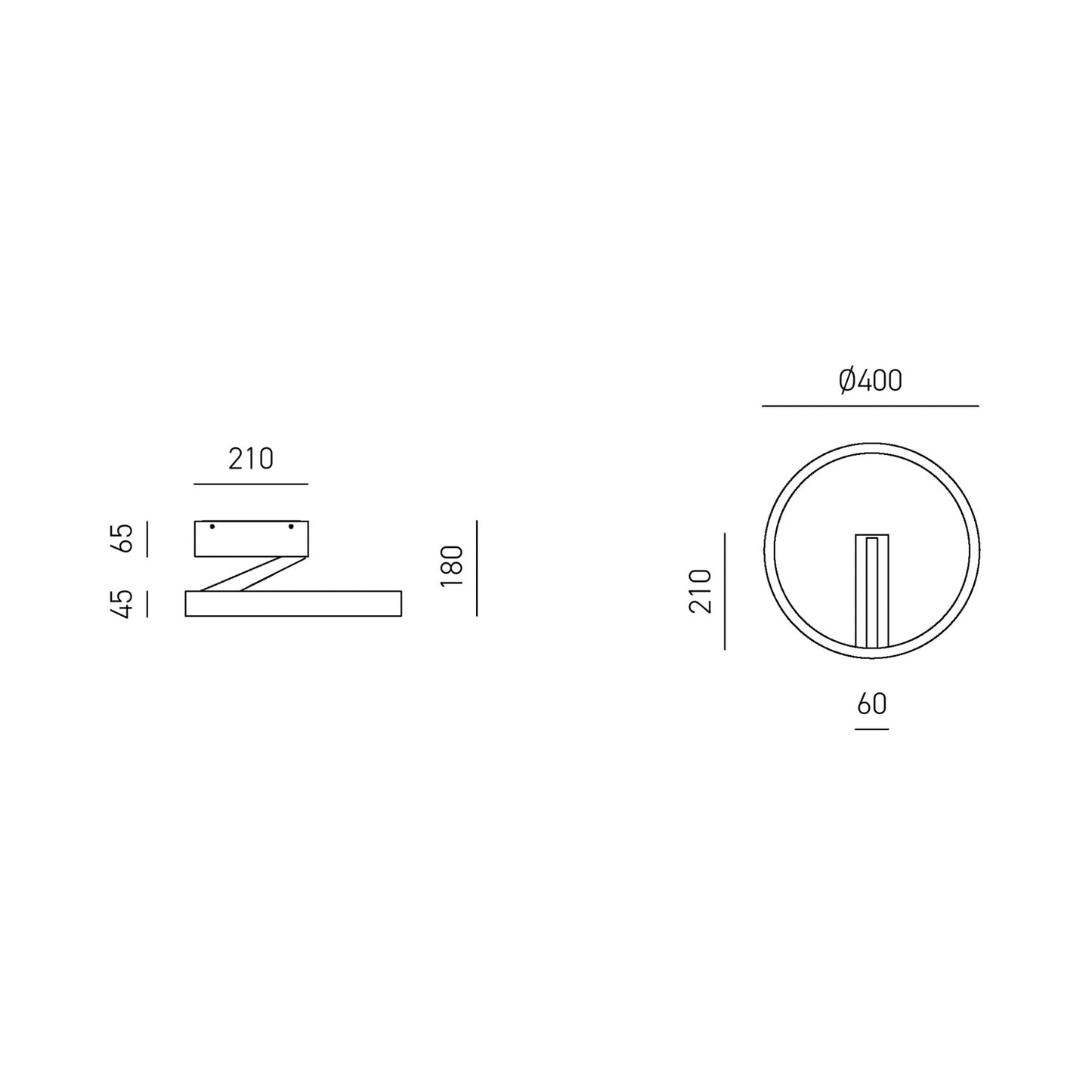 Criseide P/P — Lampada da soffitto a LED