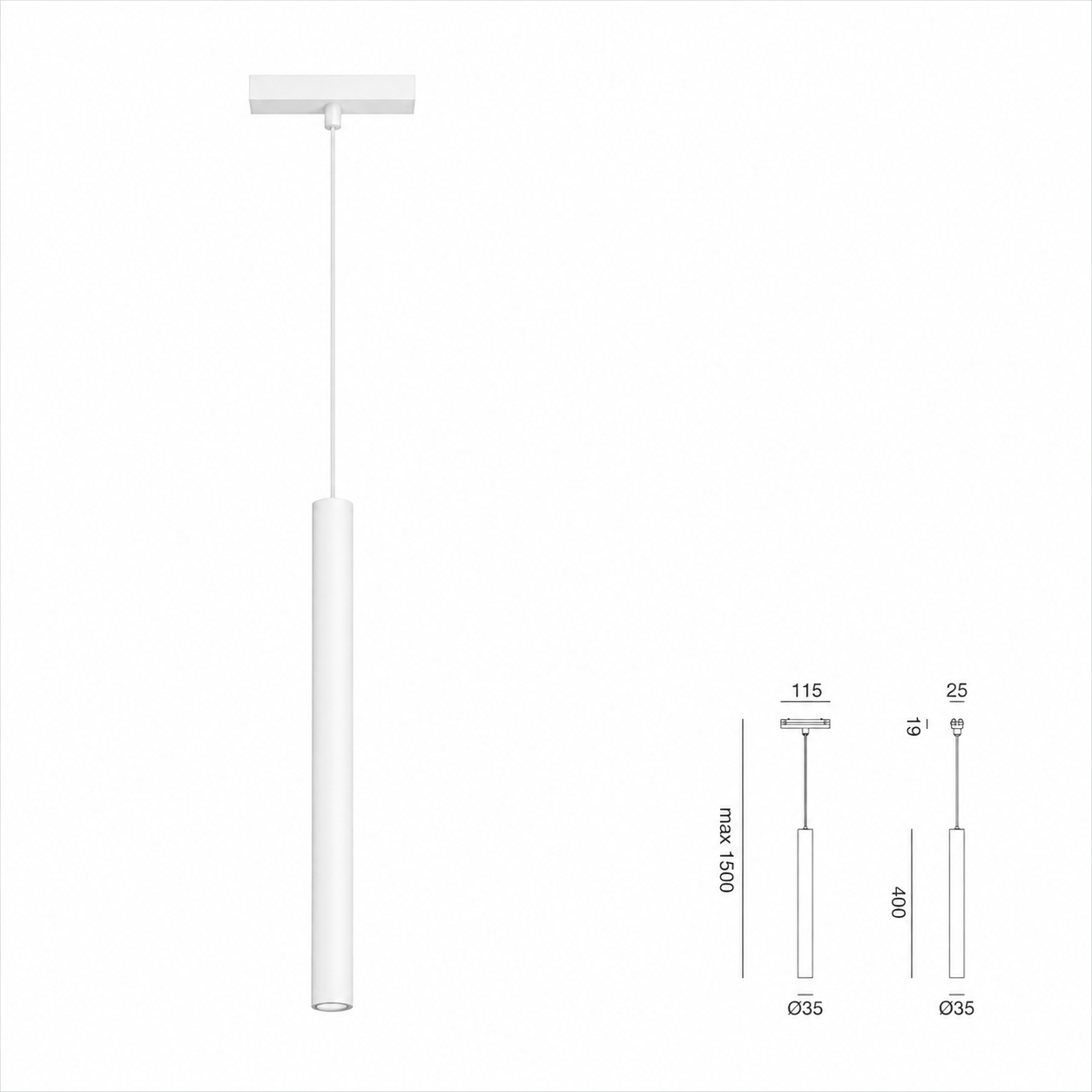Kit Binario Ultrasottile 48V - Bianco