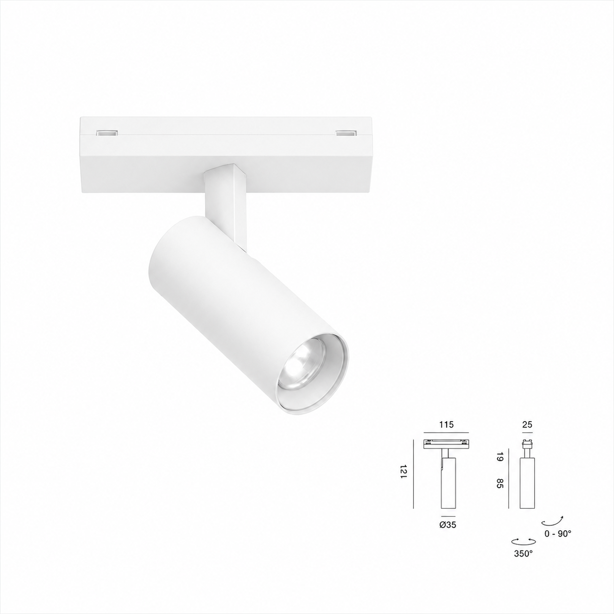 Kit Binario Ultrasottile 48V - Bianco