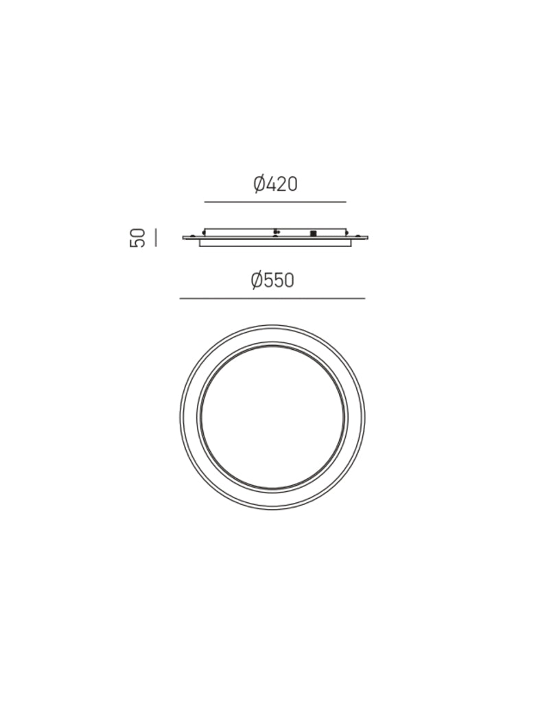 Dharma P/G — Lampada da soffitto a LED