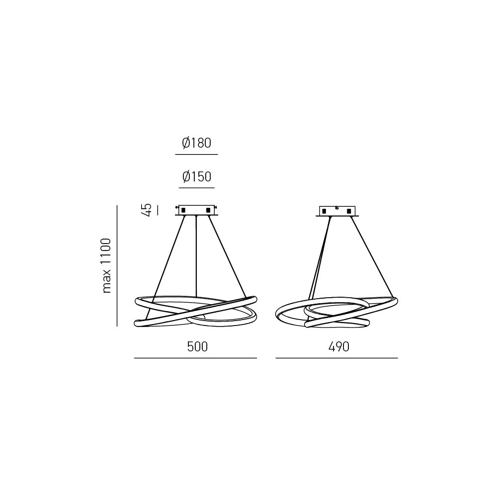 Diva S/P — Sospensione a LED