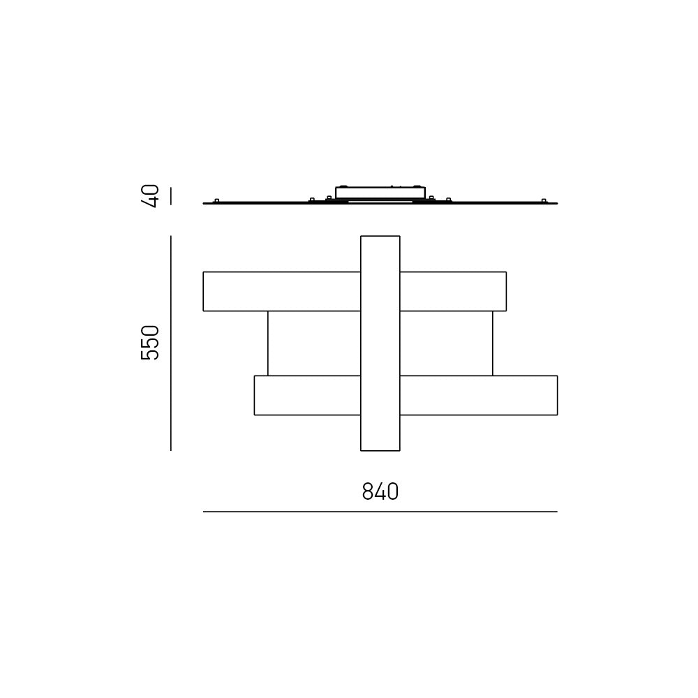 Doha P/M — Lampada da soffitto a LED
