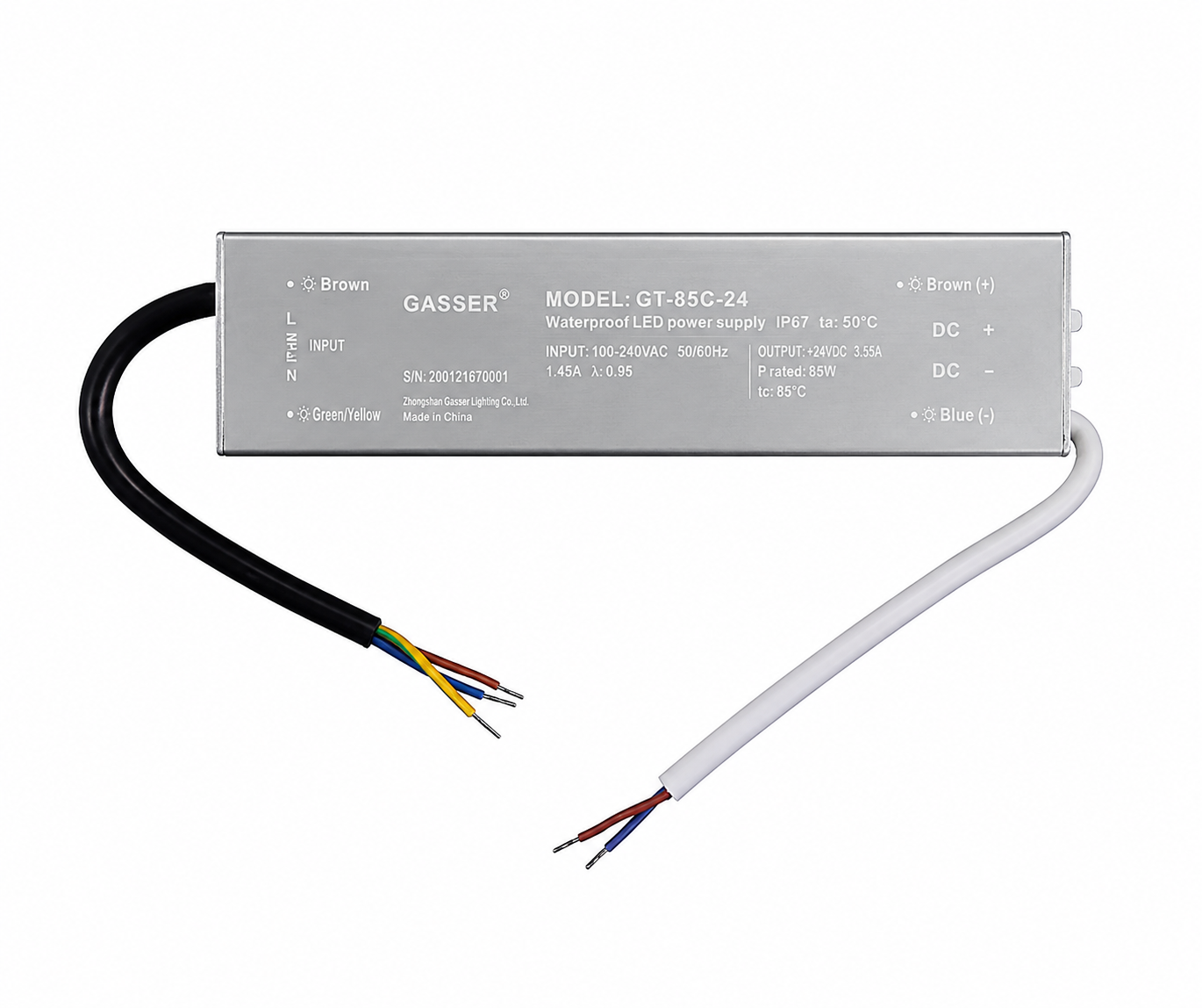 GSTT57 - Alimentatore 30W IP67 per paletti 24V