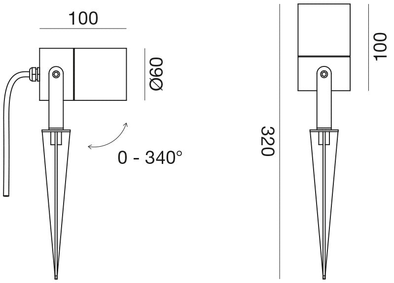 Ges1130 — Proiettore da esterno a LED