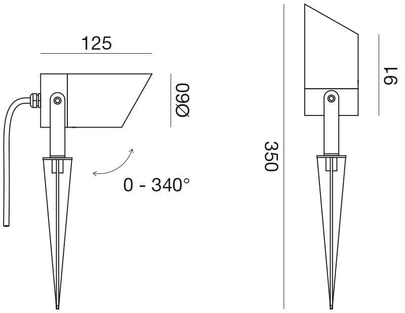 Ges1140 — Proiettore da esterno a LED